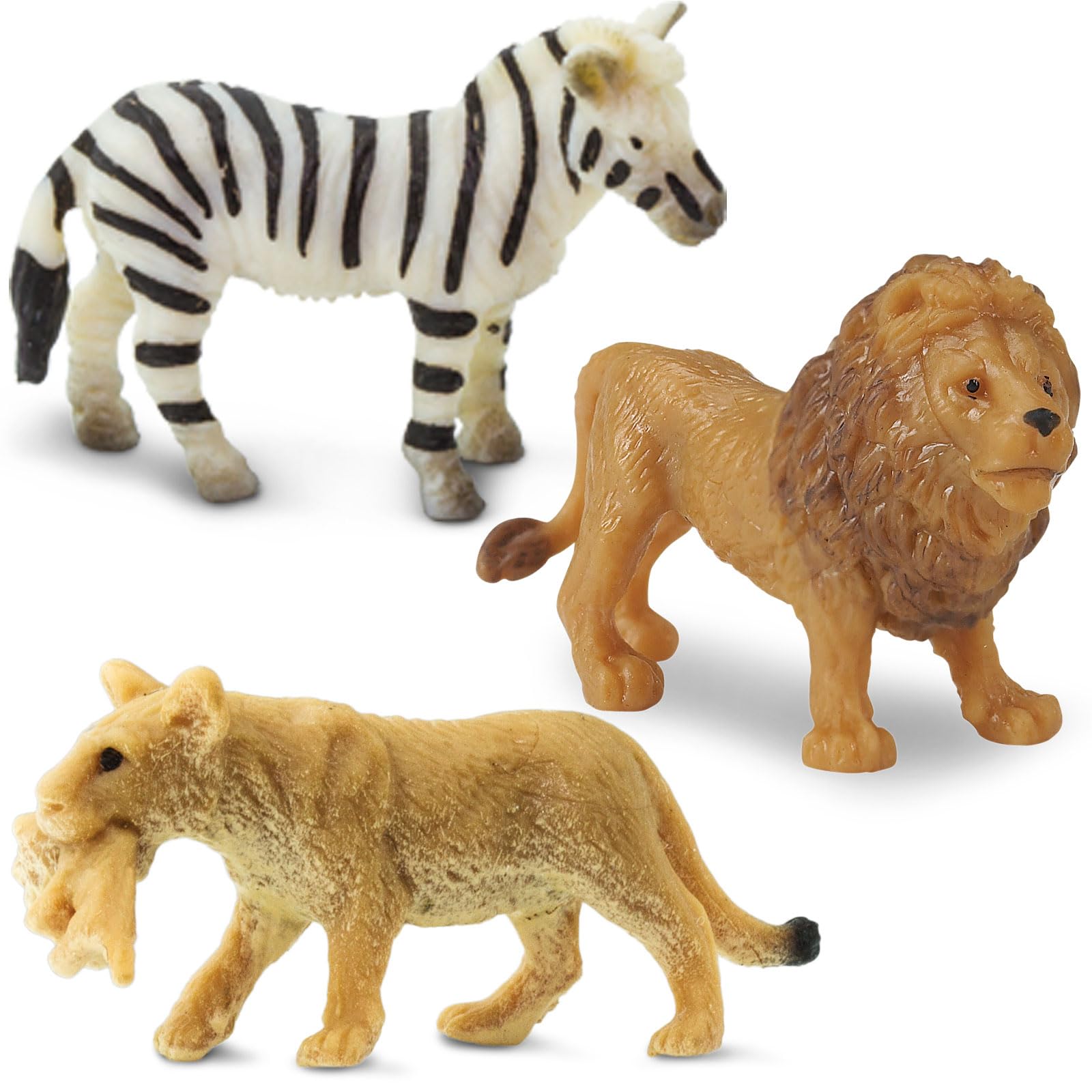 Amazon.com: Safari Ltd. Good Luck Minis Savanna Fun Pack - 8 Mini